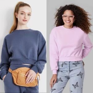 Cropped Sweatshirt 2pk